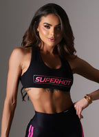 Legging Superhot Wet+ Preto CAL5635 UV50+ Cós Médio