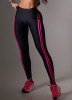 Legging Superhot Wet+ Preto CAL5635 UV50+ Cós Médio