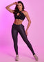 Legging Superhot Wet+ com bolsos Cinza Chumbo CAL5653 UV50+