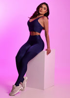Top Superhot Wet+ Azul Marinho TOP5668 UV50+ Forro Duplo