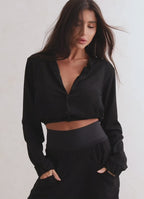 Jaqueta Superhot Soft Preto JQ5538 C/ Bolsos