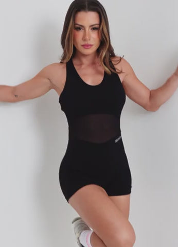 Macaquinho Superhot Comfy Preto MAC5474 Proteção UV50+ Main image