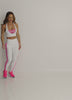 Legging Cós Médio Superhot Blackout Branco CAL5568 UV50+