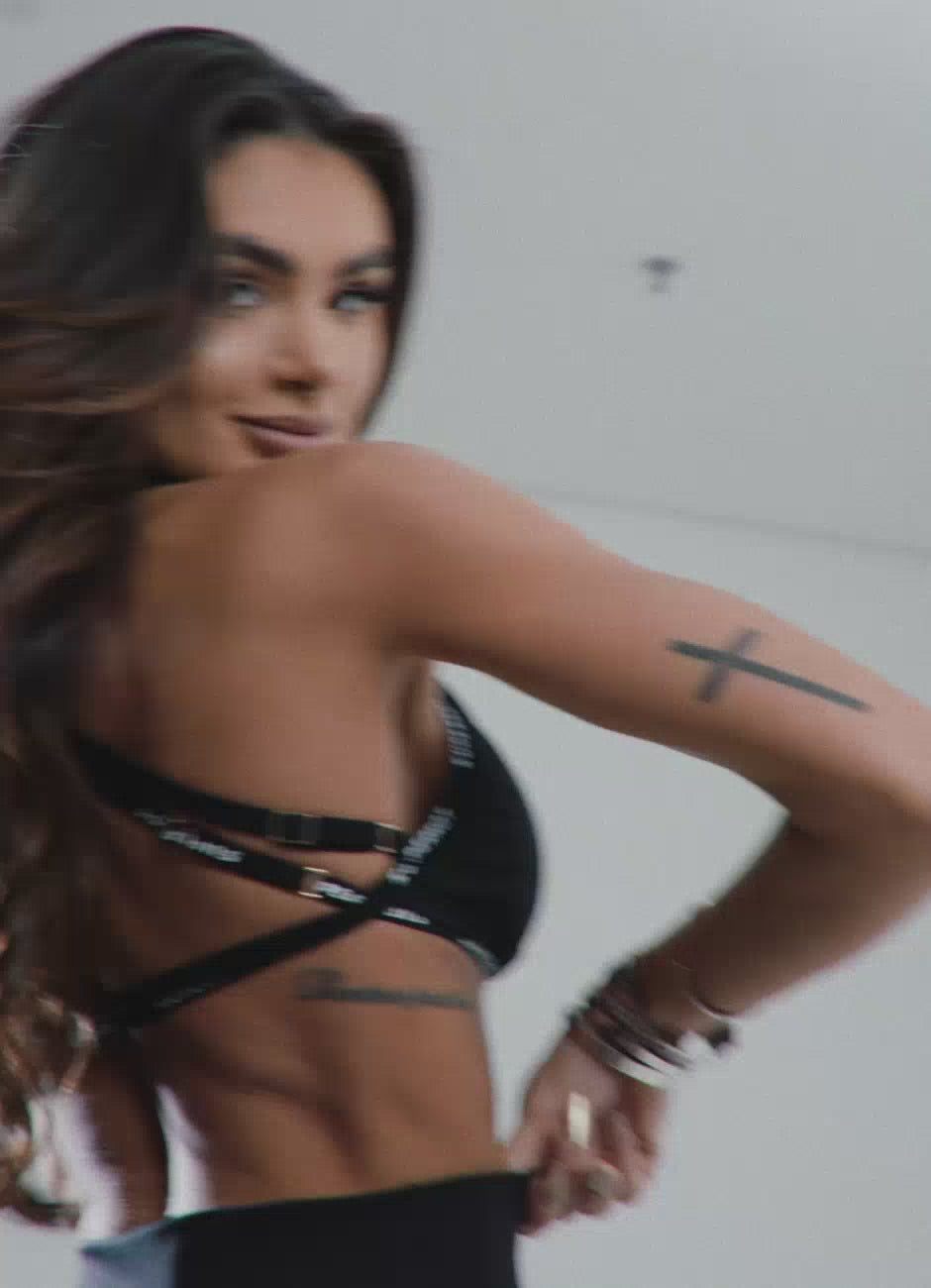 Legging Superhot Blackout Preto CAL5646 UV50+ Cós Médio