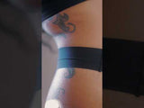 Modeling Black Superhot Sports Panties